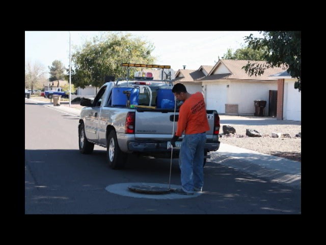 Manhole Spraying